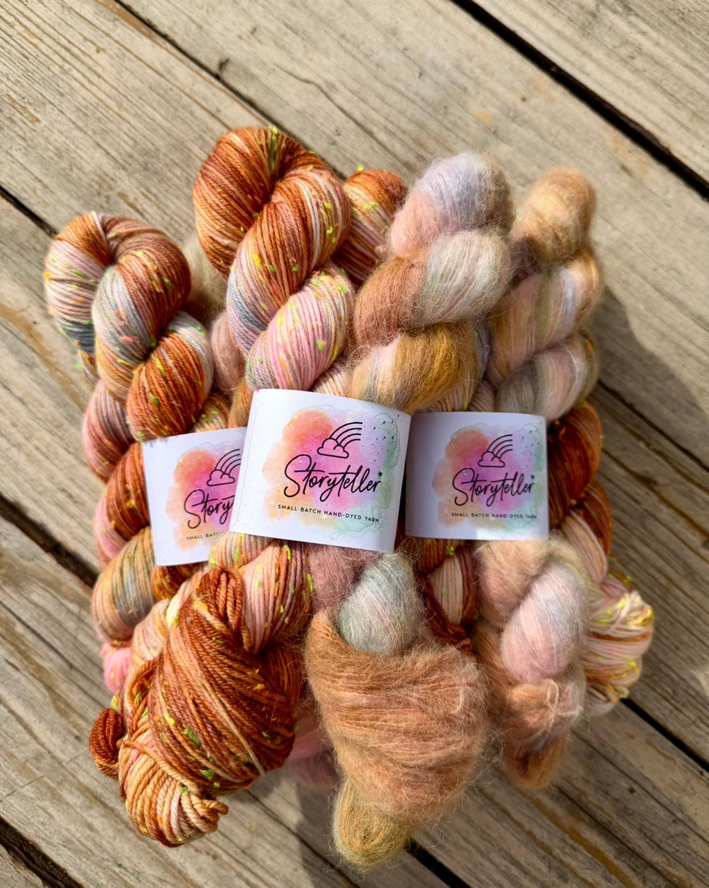 Storyteller Yarn | Hand-Dyed Yarn Set | Between Seasons