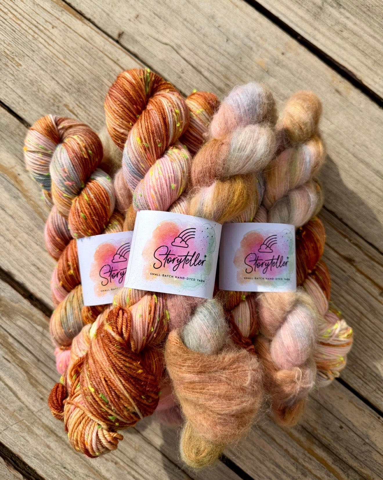 Storyteller Yarn | Hand-Dyed Yarn Set | Between Seasons