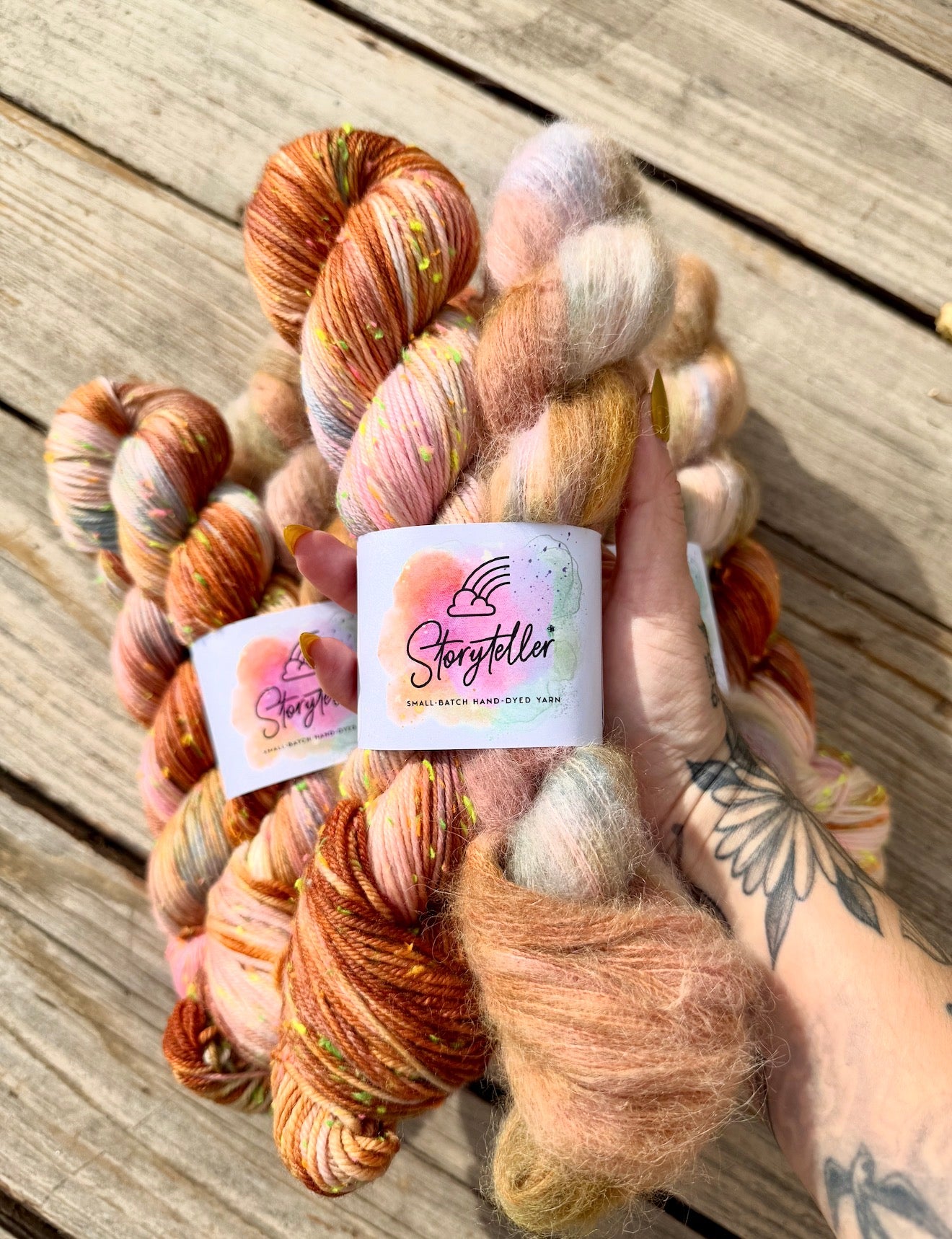 Storyteller Yarn | Hand-Dyed Yarn Set | Between Seasons