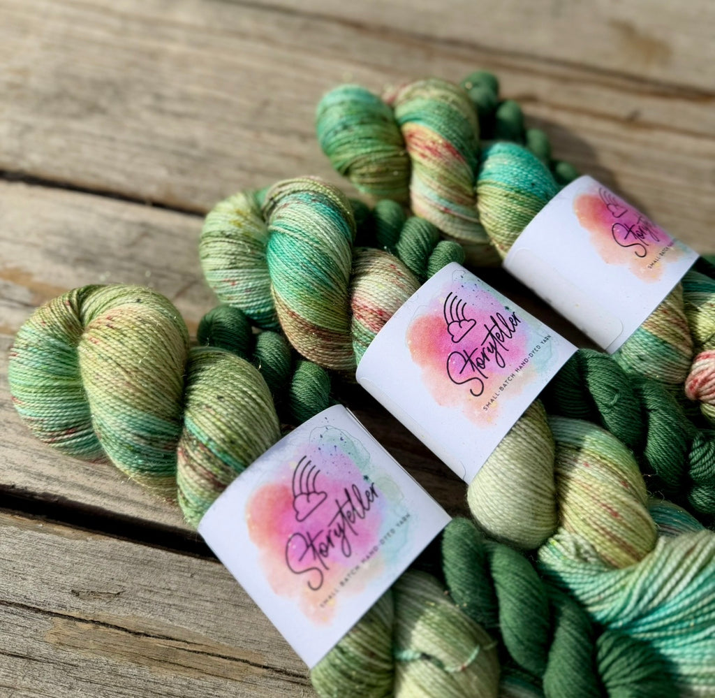 Storyteller Yarn | Hand-Dyed Sock Yarn Set | Last Bloom