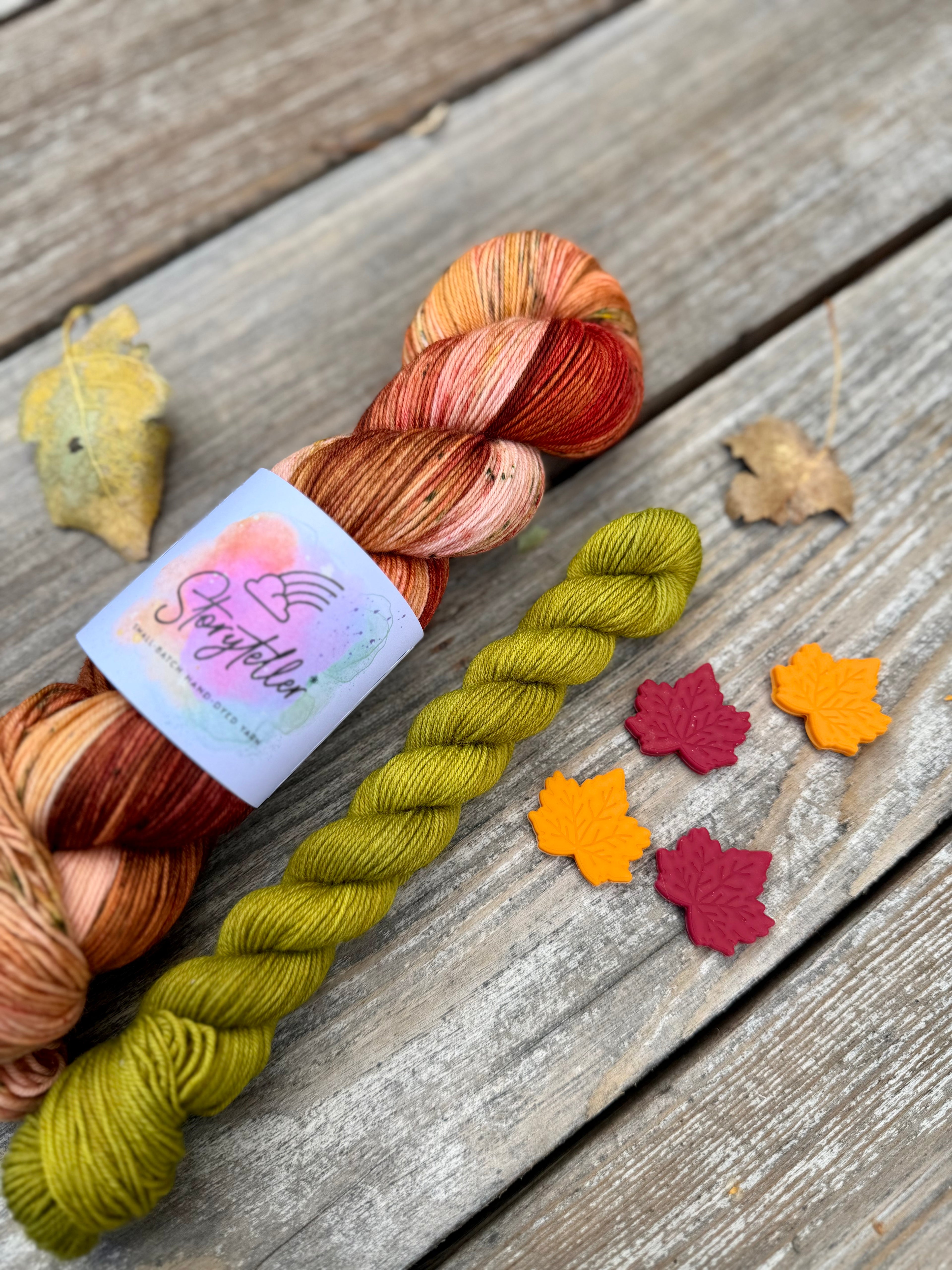 Storyteller Yarn | Hand-Dyed Sock Yarn | Almost Autumn