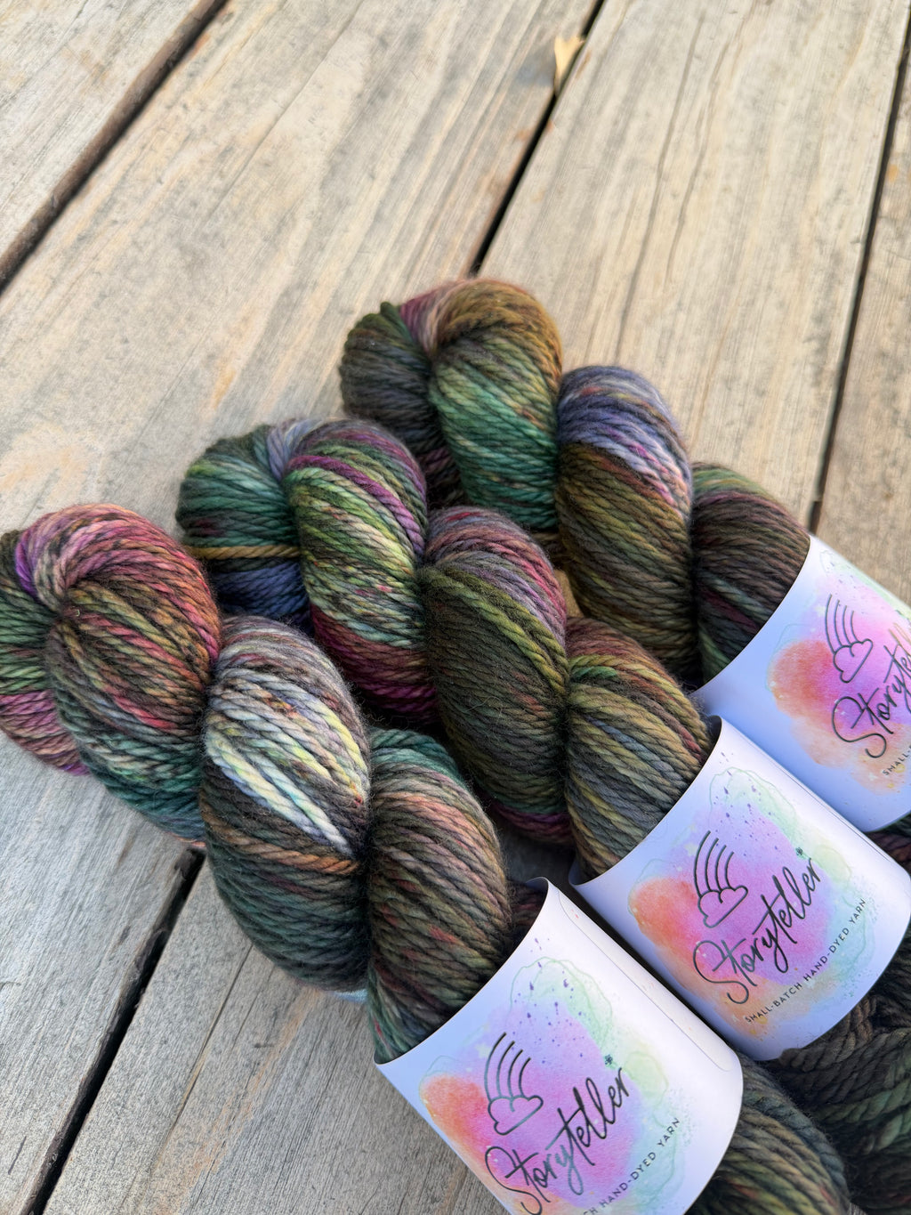 Storyteller Yarn | Hand-Dyed Bulky | Book of Spells