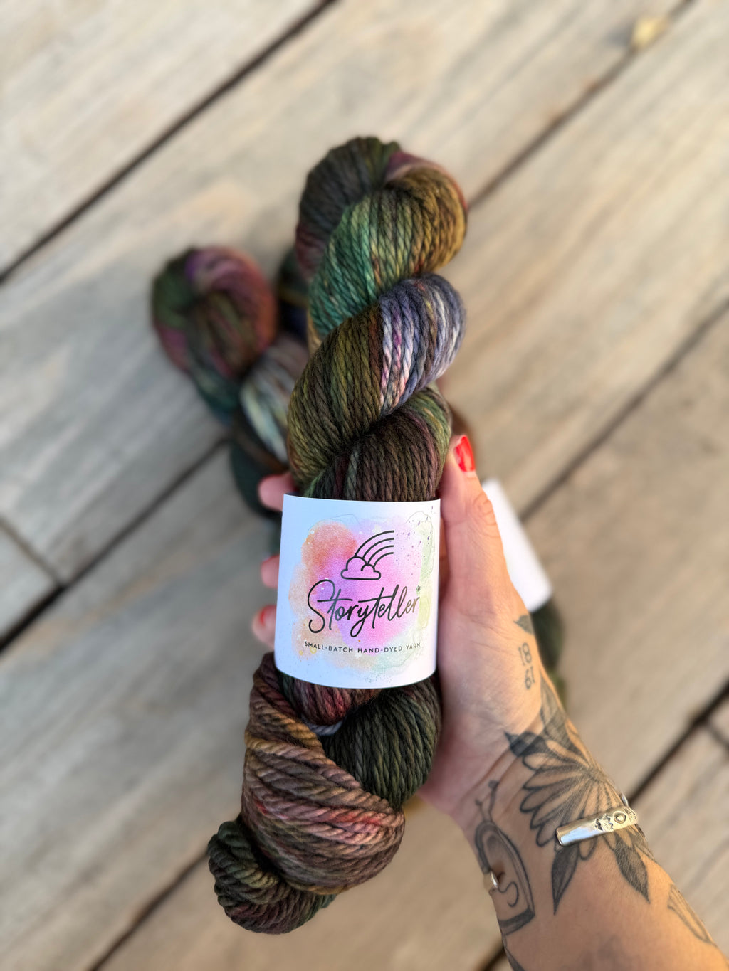 Storyteller Yarn | Hand-Dyed Bulky | Book of Spells
