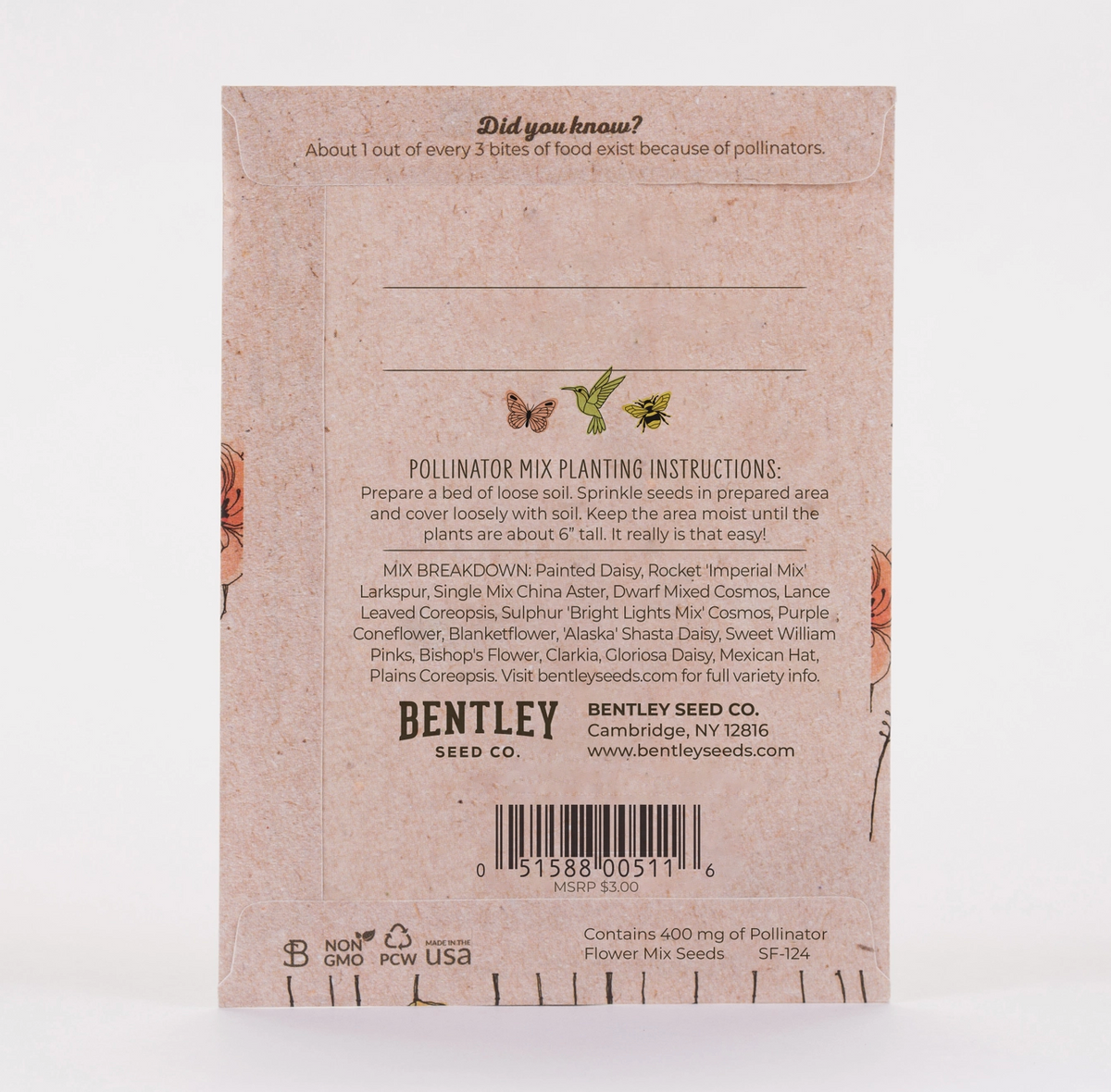 Wildflower Seed Packet Mix